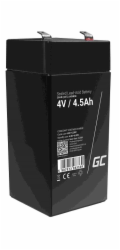 Green Cell AGM VRLA 4V 4.5Ah maintenance-free battery for the alarm system, cash register, toys