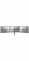 NewStar FPMA-D550D3BLACK Neomounts FPMA-D550D3BLACK/Držák displeje/na stůl/10-27"/svorka/VESA 100X100/nosn. 3x6kg/3 displeje/černý