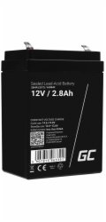 Green Cell AGM VRLA 12V 2.8Ah maintenance-free battery for the alarm system, cash register, toys