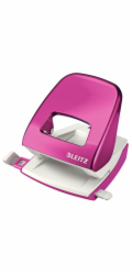LEITZ Stolní děrovačka  NeXXt WOW 5008, met. růžová, box