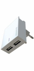 Swissten Síťový Adaptér Smart Ic 2X Usb 3A Power + Datový Kabel Usb / Lightning Mfi 1,2 M Bílý