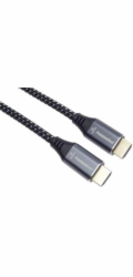 PREMIUMCORD Kabel HDMI 2.1 High Speed + Ethernet kabel 8K@60Hz, zlacené konektory, 1m