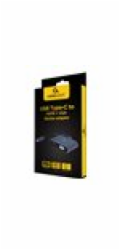 Cablexpert A-USB3C-HDMIVGA-01 USB grafický adaptér Šedá