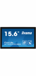 iiyama ProLite TF1634MC-B8X - LED monitor - 15.6" - open frame - dotykový displej - 1920 x 1080 Full HD (1080p) @ 60 Hz - IPS - 450 cd/m? - 700:1 - 25 ms - HDMI, VGA, DisplayPort - černá, matná