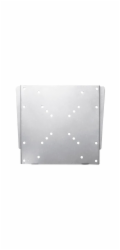 Neomounts FPMA-W110/Držák displeje/na stěnu/10-40"/fixní/VESA 200X200/nosn. 35kg/ultra tenký/stříbrný