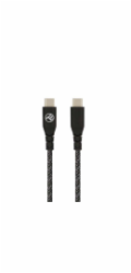 Tellur Green Data cable Type-C to Type-C 3A PD60W 1m nylon black