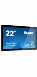 22" iiyama TF2234MC-B7X: IPS, FullHD, capacitive, 10P, 350cd/m2, VGA, DP, HDMI, IP65, černý