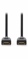 NEDIS Premium High Speed HDMI 2.0 kabel s ethernetem/ 4K@60Hz/ zlacené konektory HDMI-HDMI/ černý/ 1m