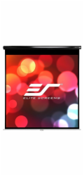 ELITE SCREENS 99" 1:1 M99UWS1 ELITE SCREENS plátno roleta 99" (251,5 cm)/ 1:1/ 177,8 x 177,8 cm/ Gain 1,1/ case černý
