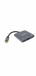 PremiumCord adaptér USB-C na HDMI, USB3.0,  PD, rozlišení 4K a FULL HD 1080p