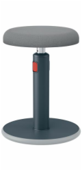 LEITZ Ergonomická balanční židle pro sezení/stání  ERGO Cosy Stool, sametově šedá