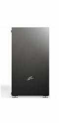 EVOLVEO M4, case mATX, 1x120mm PWM ventilátor, průhledná bočnice, černá