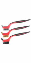 Kartáč drátěný mini sada 3 ks(nylon, ocel, mosaz) Strend Pro