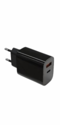 TB Touch  USB-C + USB-A černá nabíječka