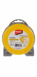 Makita struna nylonová Pro 3,0mm, 15m, žlutá, kulatá