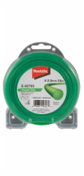 Makita struna nylonová 2,0mm, 15m, zelená, kulatá 