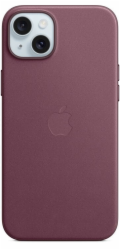 Apple z tkaniny FineWoven s MagSafe na iPhone 15 Plus, morušově rudá MT4A3ZM/A iPhone 15+ FineWoven Case with MS - Mulberry