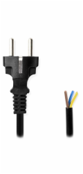 Nedis CEGL11930BK NEDIS napájecí kabel/ zástrčka Typ F/ přímý - přímý/ poniklovaný/ černý/ bulk/ 3m