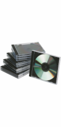 NoName CD/DVD Q-CONNECT, standardní, 10 ks, průhledné (5706002022099)