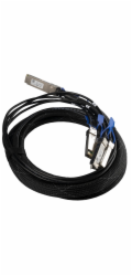 MikroTik XQ+BC0003-XS+ QSFP28 až 4xSFP28 Kabel pro přímé připojení 3m