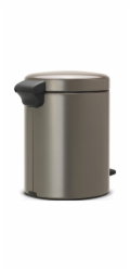 Odpadkový koš Brabantia 112683, šedý, 5l, 29,1cmx20,5cm