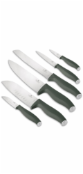 Sada nožů nerez 6 ks Matte Green Collection BH-3138