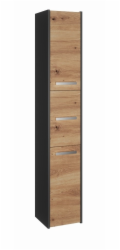 Topeshop S33 ANTRACYT/ARTISAN koupelnový doplněk Dub