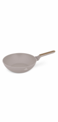 Pánev WOK s titanovým povrchem 28 cm Taupe Nordic Collection BH-8334