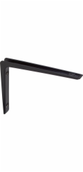 Hliníková konzole Bea 25 cm x 20 cm černá