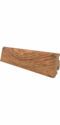 Soklová lišta z recyklovaného dubu, 58 mm x 19 mm x délka 2200 mm