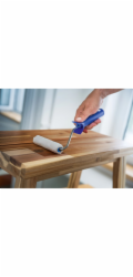 LUX-TOOLS Váleček na lakování 10 cm mikrovlákno bílý