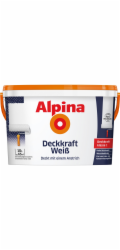 Alpina barva na zeď, krycí, bílá matná, 10 l