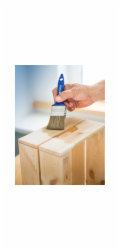 Plochý štětec LUX-TOOLS na glazuru, 30 mm, velikost 6