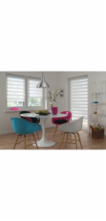 Dvojitá roleta Gardinia Easyfix s montážní lištou 120 cm x 150 cm bílá