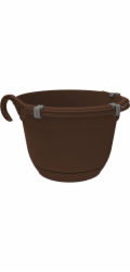 Závěsný koš Florus Original O 26 cm hnědý