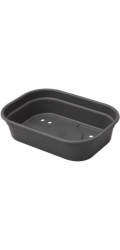 Sazenice Elho S Green Basics Living Black vyrobena z recyklovaného plastu