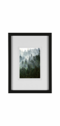 Sonstige MDF rám na obraz, široký, černý, 21 cm x 29,7 cm