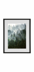 Sonstige MDF rám na obraz, široký, černý, 40 cm x 50 cm