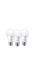 Philips LED žárovky E27, 8 W, balení po 3 ks, 10,8 x 6 cm (V x Š)