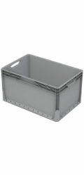 Eurobox-System Systémová krabice Eurobox, pevná stěna 60 cm x 40 cm x 32 cm, šedá