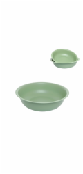 Sonstige Dekorativní kovová miska, průměr 47 cm, pastelově zelená