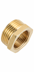 LUX-TOOLS Redukční kus s vnějším závitem 33,3 mm (R 1") x vnitřním závitem 24,1 mm (Rp 3/4")