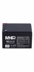 Baterie MHPower MS14-12 VRLA AGM 12V/14Ah, Faston F2