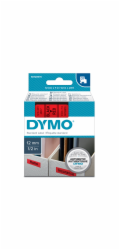 Dymo Páska D1 ORIGINÁL, černá na červené, 12 mm x 7 m (S0720570)
