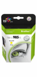 Ink. kazeta TB kompat. s Brother LC 985 YE 100% N