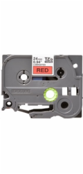 BROTHER TZE451 - kazeta TZ šířky 24mm, laminovaná TZE-451, červená/černé písmo