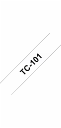 BROTHER TC101 Black On Clear Tape (12mm)