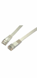 SOLARIX patch kabel plochý CAT6 UTP LSOH 5m šedý
