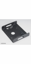 AKASA montážní kit  pro 2,5" nebo 3,5" HDD do 5,25" pozice, černý