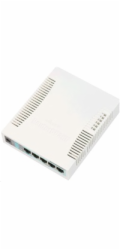 MikroTik RouterBOARD RB260GS (CSS106-5G-1S), Taifatech TF470 CPU, výkonný nastavitelný switch, 5x LAN, 1xSFP slot